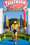 2011 Clermont Florida Triathlon Series Finish Line
